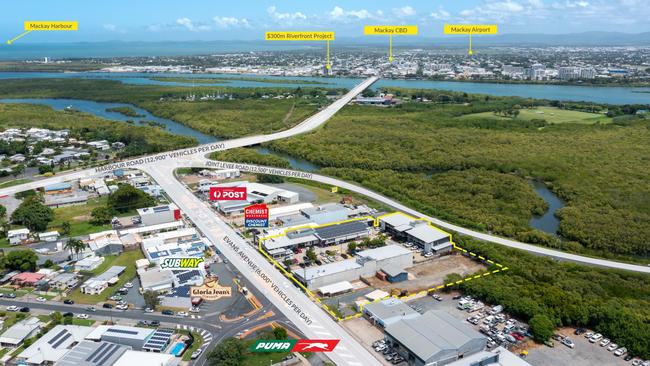 North Mackay Central at 25-29 Evans St is up for sale. The shopping precinct was constructed by Woollam Construction in 2011. Picture: Contributed