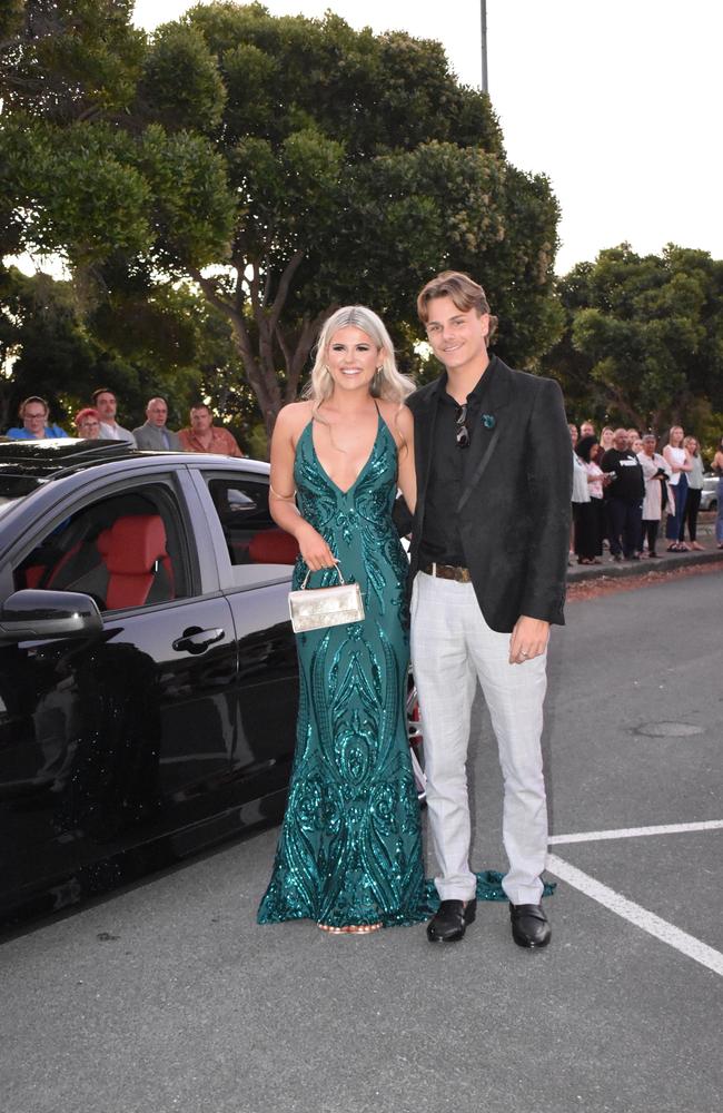 Students at Kawana Waters State College Year 12 formal 2024.