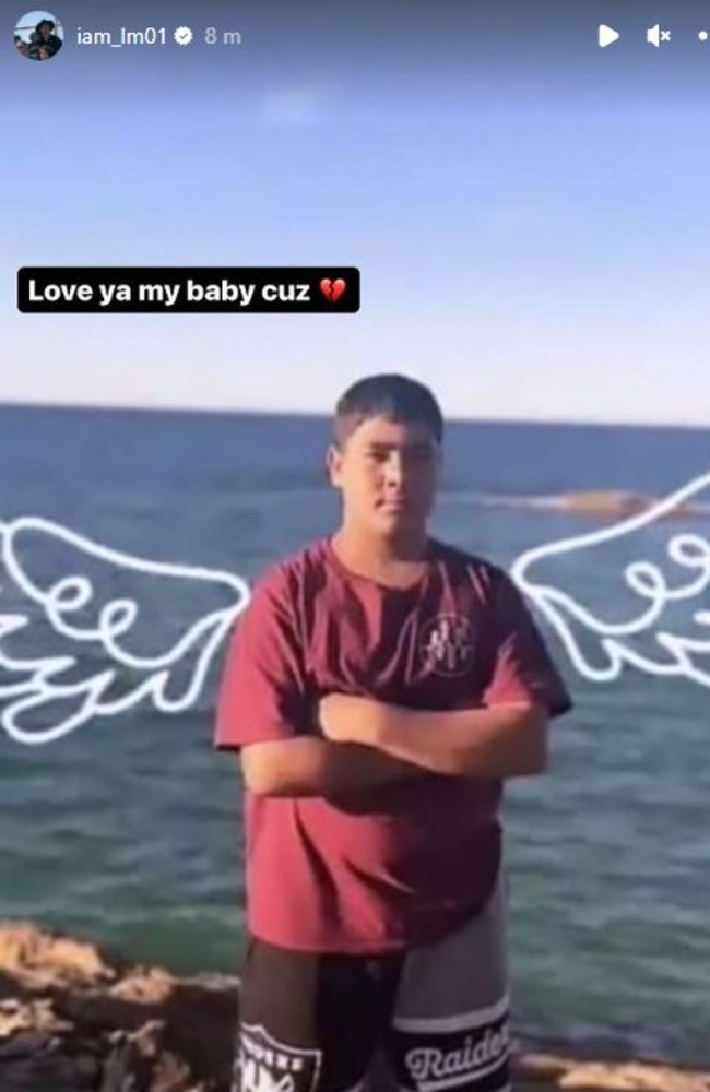 Latrell Mitchell paid tribute to his cousin on Instagram.