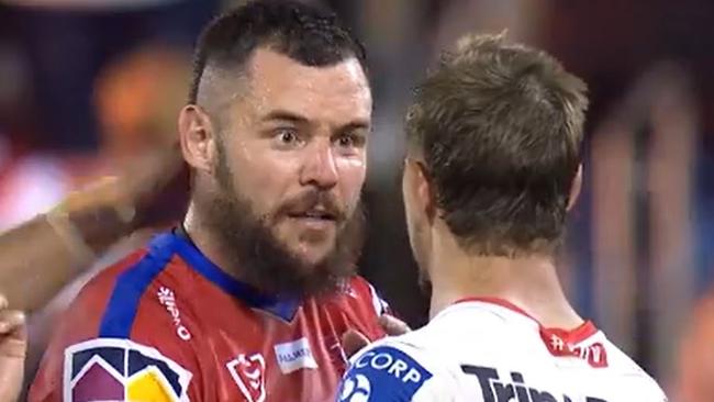 Klemmer was not happy with Lomax. Image: Fox