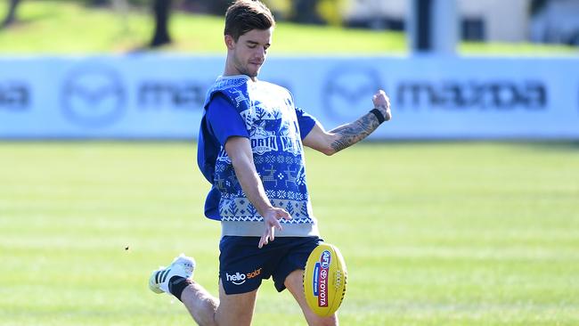 Jy Simpkin posted his fourth SuperCoach ton for the year on Sunday. Picture: James Ross/AAP