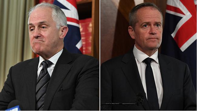 Malcolm Turnbull and Bill Shorten could not see eye-to-eye.