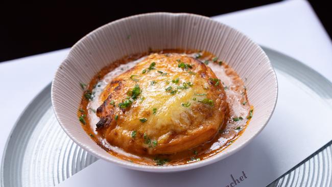 The crab souffle at the revamped Montrachet, which was taken over by a new owner this year after closing temporarily. Picture: David Kelly