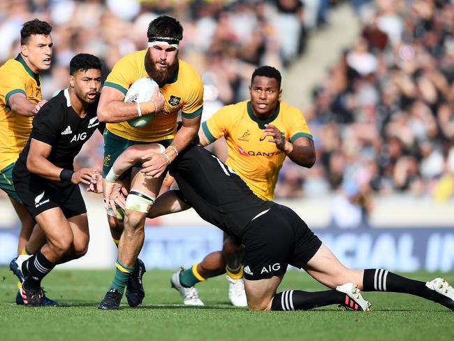 Liam Wright has a bright future ahead but is unlikely to start against the All Blacks in the nest Test. Picture: Hannah Peters/Getty Images