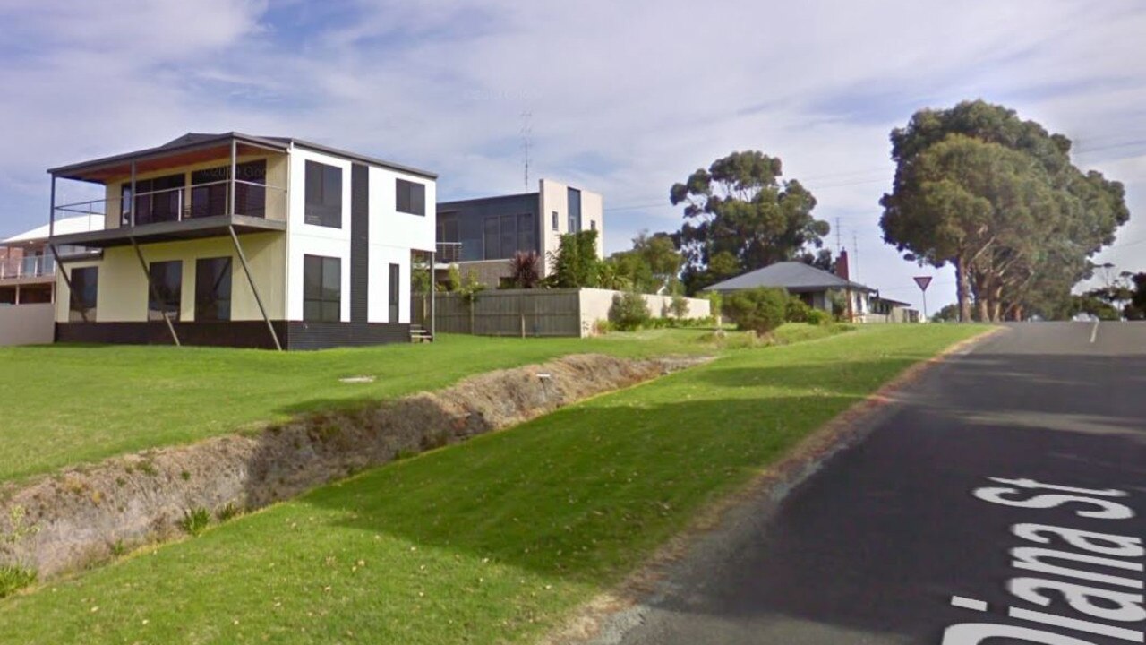 A house on Diana Street believed to have been involved in a fatal house fire in Apollo Bay. Photo: Google Maps.