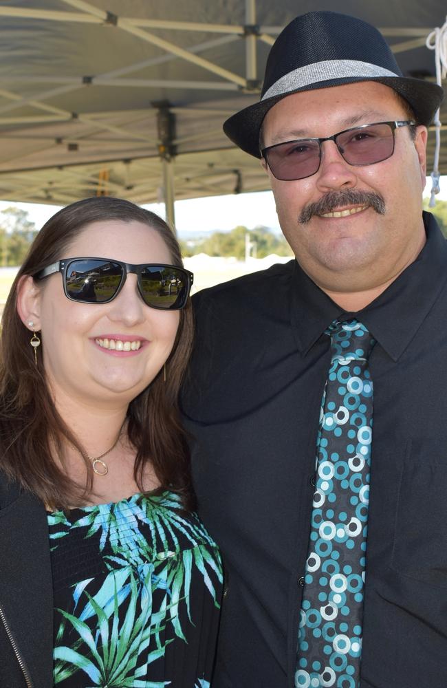 Rebecca and Dion Moran at the 2022 Gympie RSL Club Cup race day.