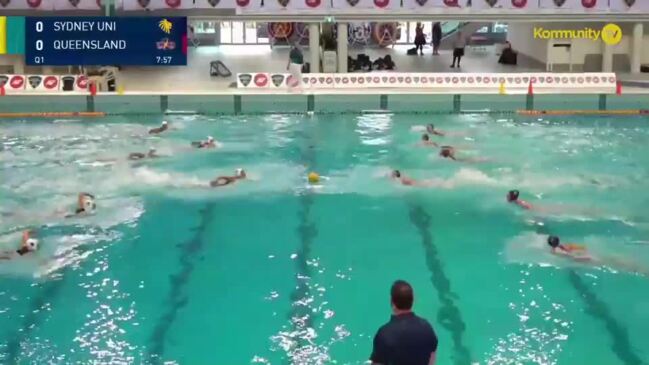 Replay: Australian Water Polo League finals Day 1 - Sydney Uni Lions v Griffith Uni QLD Thunder (Women)