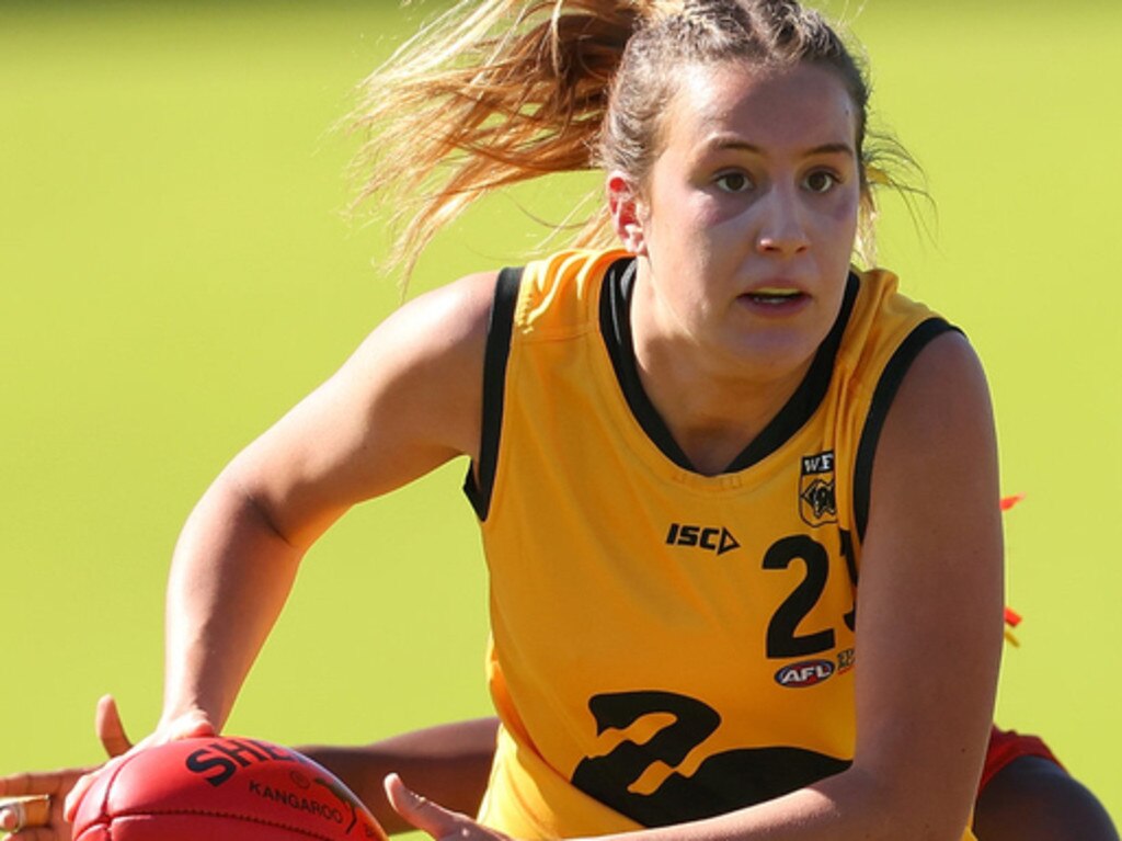 Peel Thunder winger Kaitlyn Srhoj was named in the All-Australian Under 18 side. Picture: Supplied.