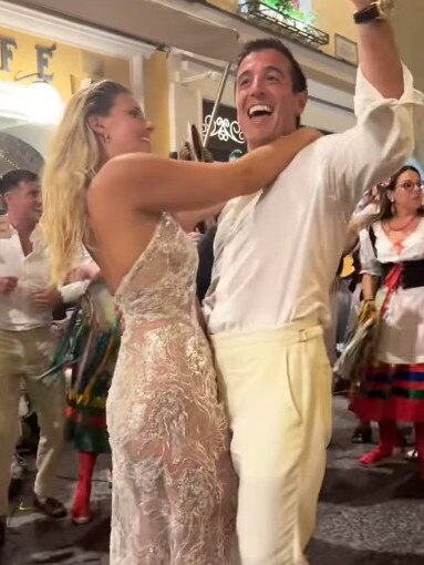 Two influencers, Tash Oakley &amp; Rey Vakili threw pre-wedding parties in Italy last night. Source: Instagram,