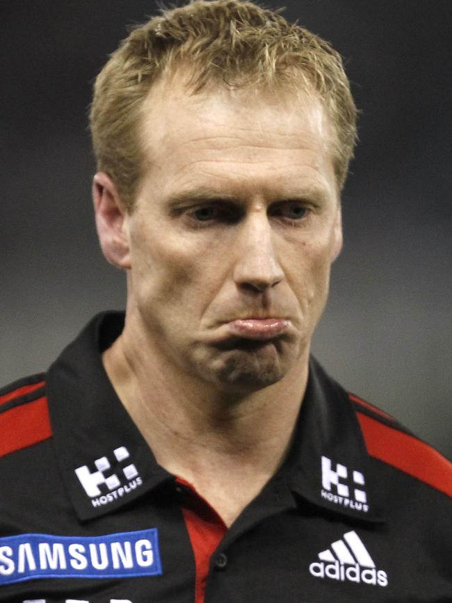 Matthew Knights would eventually coach Essendon. Picture: Getty Images