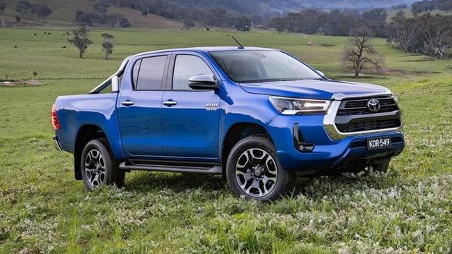 Four-wheel-drive utes and wagons make up more than half of Toyota sales. Picture: Supplied.