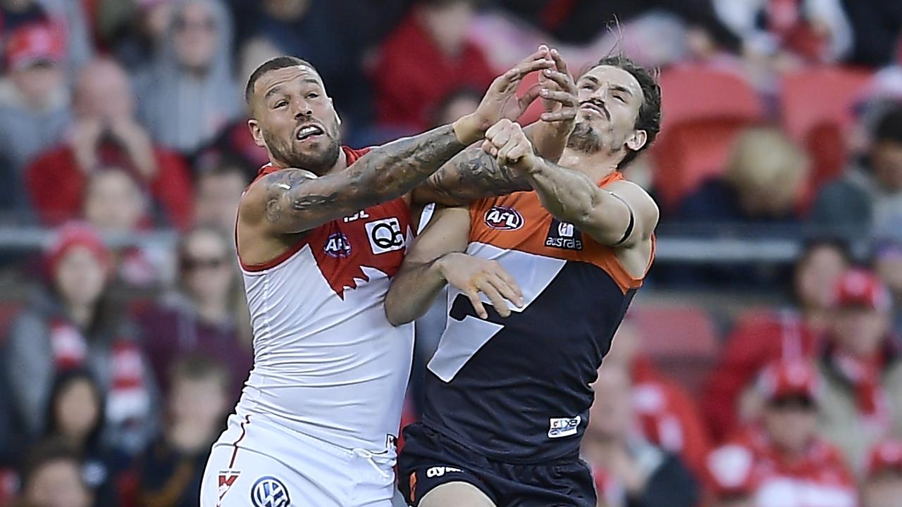 The most important match-up of the Sydney Derby will see Lance Franklin of the Swans take on Phil Davis of the Giants.