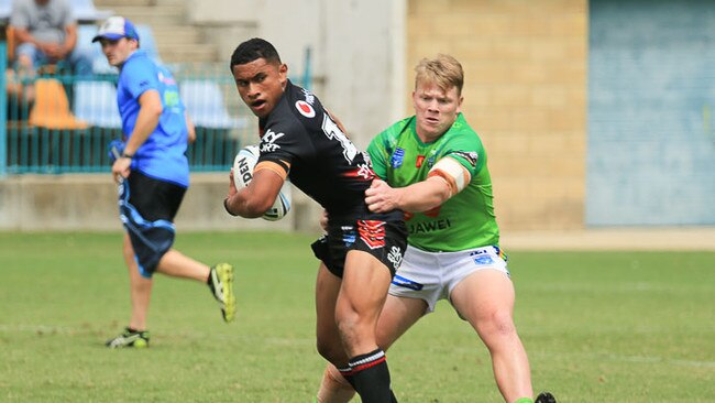 Titans signing Vaka Sikahele in action. Picture: Supplied