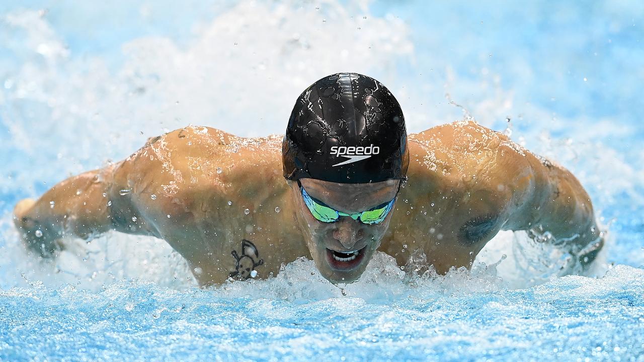 It’s been a remarkable journey back into the pool for Simpson. Picture: Quinn Rooney/Getty Images