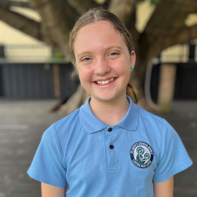 Anouk Staub, a Pastoral Care team member at St Mary's Catholic School, Manly, in 2023. Picture: Supplied