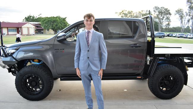 Ethan Giacomi. Photographs from the Gilroy Santa Maria College Formal 2022 in Ingham on Friday night. Picture: Cameron Bates