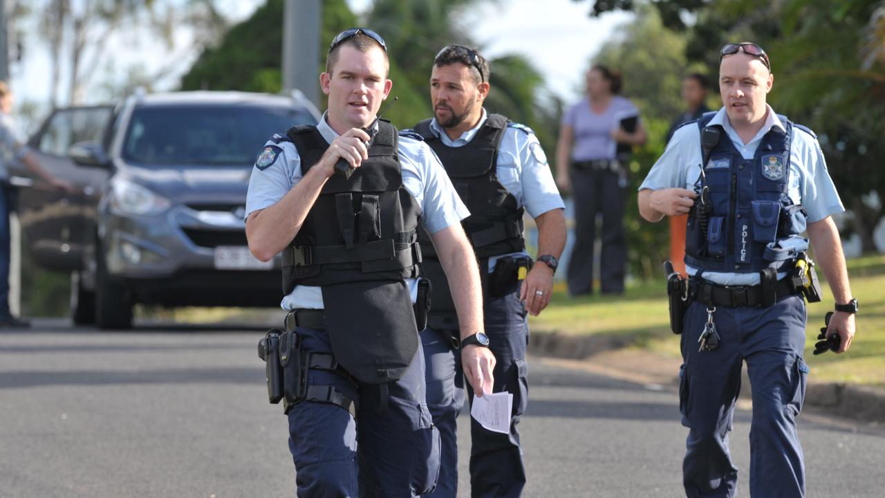 Police attending an explosion on Dampier Street, Leichhardt. Picture: Rob Williams