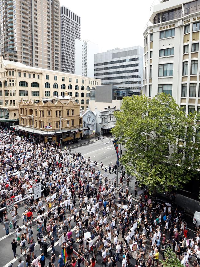 Keep Sydney Open rally last month