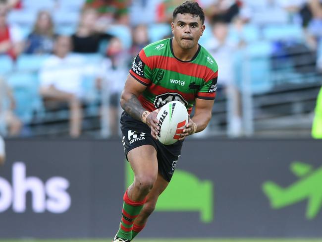 Latrell Mitchell’s fullback play is under the microscope. Picture: NRL Photos