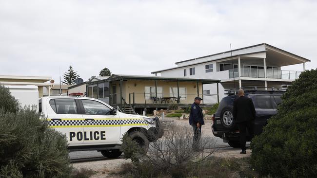 The home Peter Hiller was found in at Venus Bay. Picture: Robert Lang