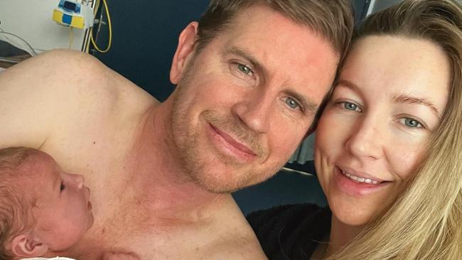 Sam Mac and Rebecca James welcomed their first child together on September 12. Picture: @sammacinsta