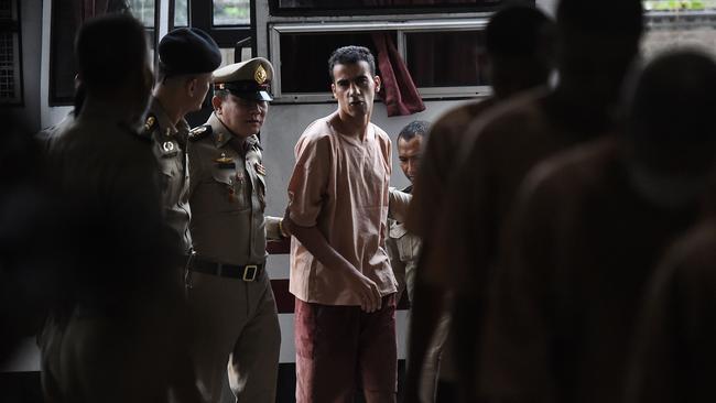 Thailand's government insists it cannot free Hakeem until hearings on Bahrain's request for his extradition are completed. (Lillian Suwanrumpha / AFP)