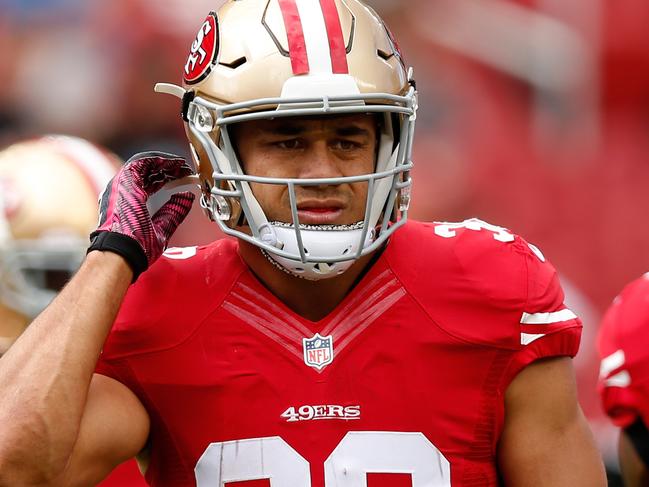 Jarryd Hayne during his time in the NFL. Picture: Getty Images.