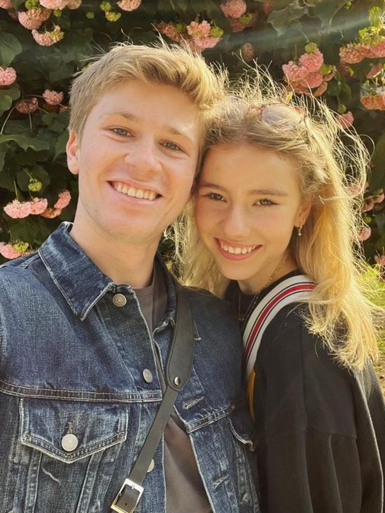 Robert Irwin with girlfriend Rorie Buckey. Pictures: Instagram