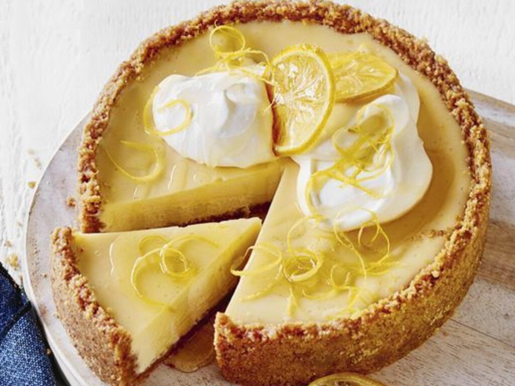 Slow cooker lemon cheesecake.