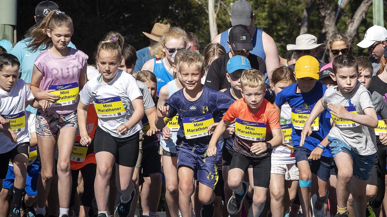 Cadbury Marathon 1km start. Picture: Chris Kidd