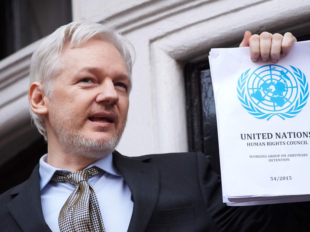 WikiLeaks founder Julian Assange has been denied bail. Picture: AFP