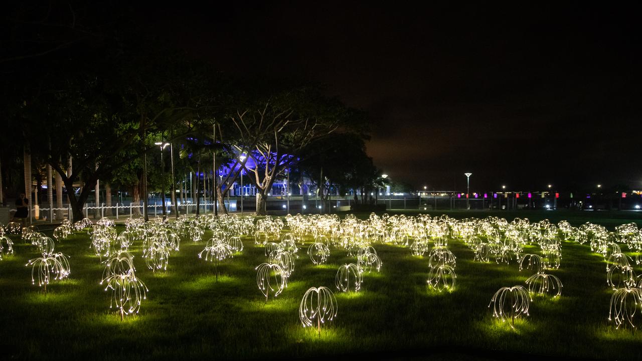 The ‘Sun Lily’ exhibit. Picture: Tourism NT