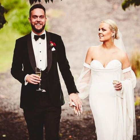 She felt happy and confident on her wedding day. Picture: Reuben Gates Photography