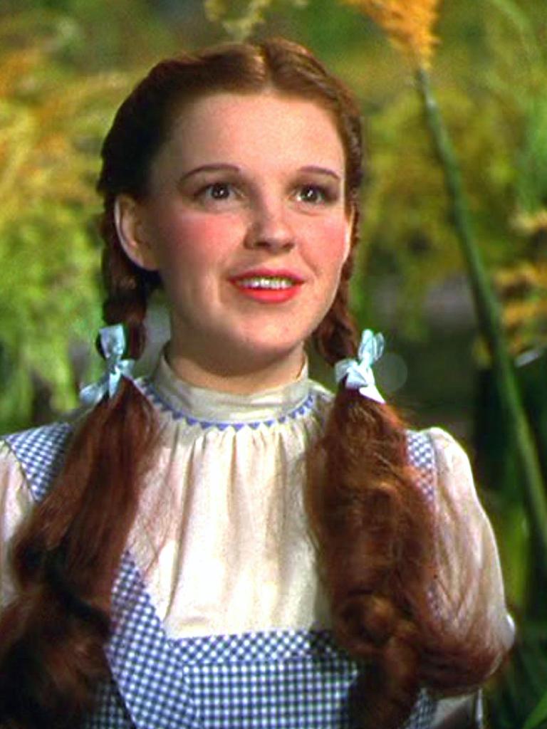 And Judy Garland in 1939’s The Wizard of Oz. Picture: Kobal Collection / MGM.