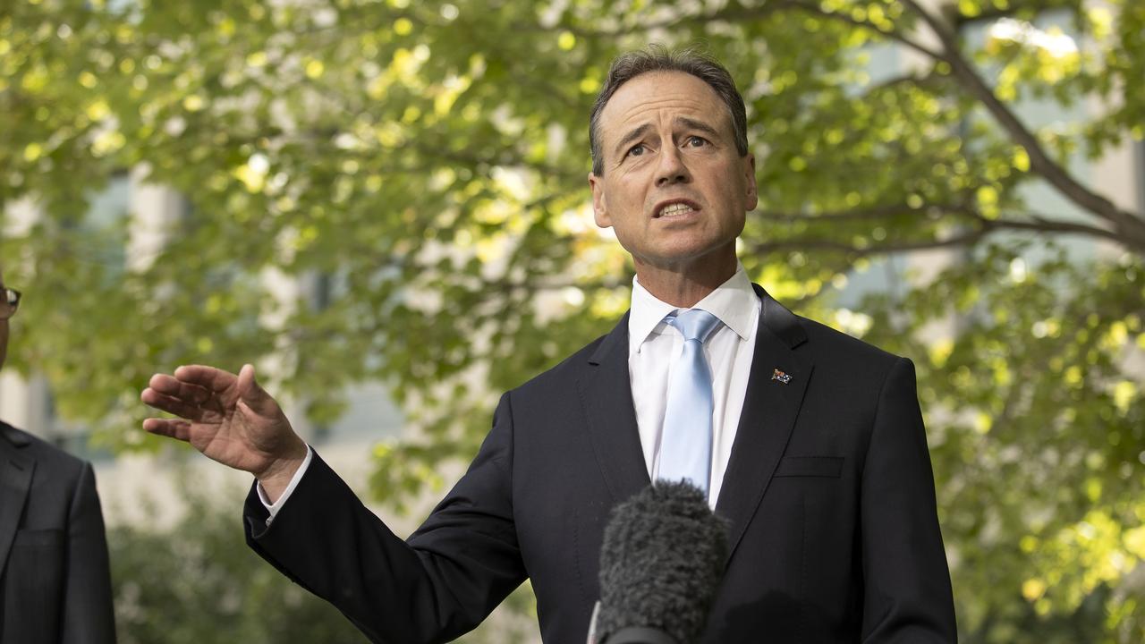 At least 80,000 coronavirus vaccine doses will land in Australia by the end of next week, Health Minister Greg Hunt has said. Picture: NCA NewsWire / Gary Ramage