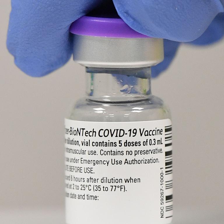 The Pfizer-BioNTech vaccine was rolled out in the UK this week. Picture: Justin Tallis/AFP