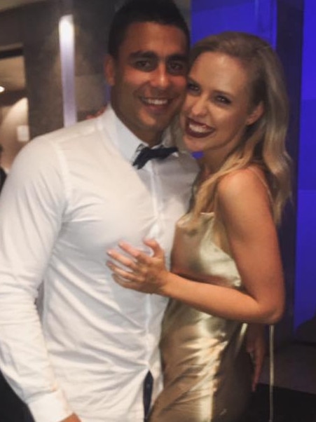 Michael Lichaa with Kara Childerhouse.