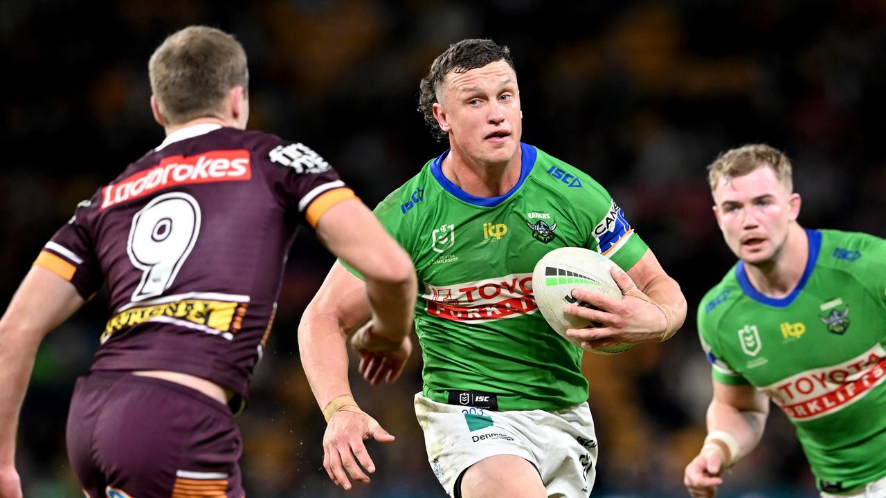 Jack Wighton in action against the Broncos.