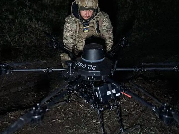 Ukraine is unleashing "vampire drones" to take on Vladimir Putin's army. Picture: Getty Images