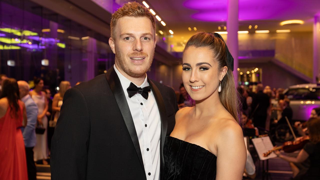 Chris Burt and Jane Berrell at the 54th Sports Star of the Year Awards at RACV Royal Pines. THE PULSE . Picture: Celeste Humphrey