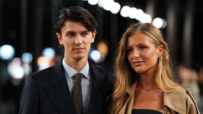 Count Nikolai of Monpezat and Benedikte Thoustrup attend the Carla Zampatti show during Australian Fashion Week 2025. Picture: Nina Franova/Getty Images