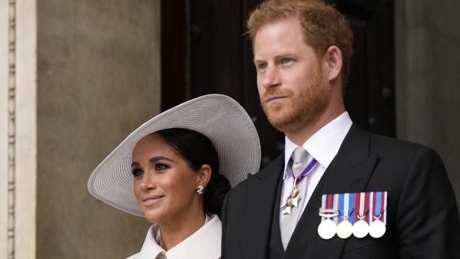 Harry and Meghan. Picture: Matt Dunham/Getty Images