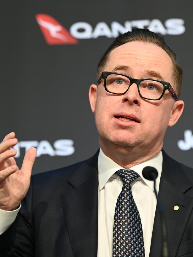 Qantas CEO Alan Joyce. Picture: NCA NewsWire / Jeremy Piper