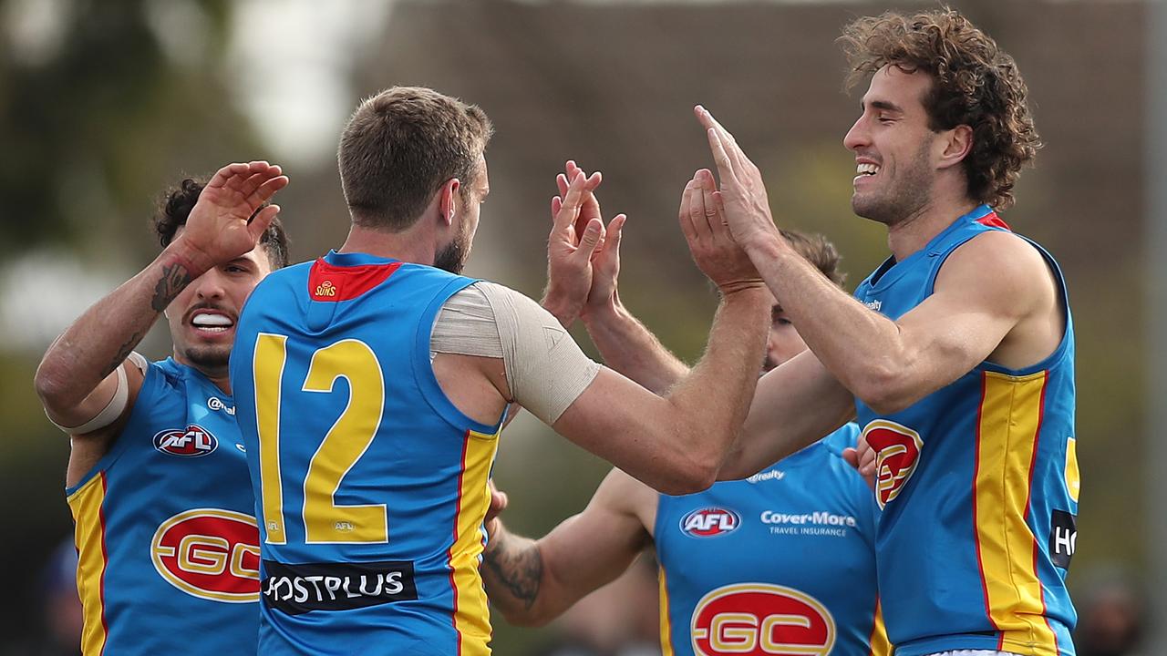 The Suns had never won a game by one point before Sunday afternoon. Picture: AFL Photos/Getty Images