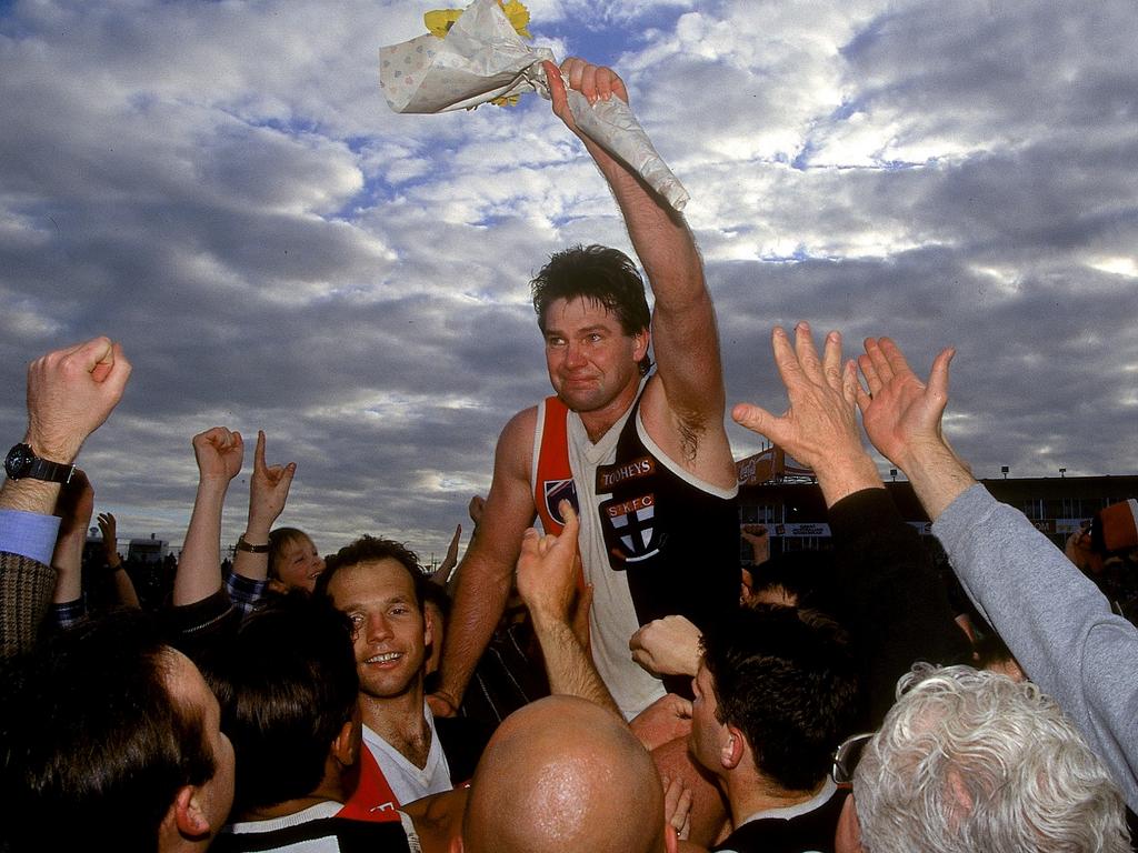 Danny Frawley has already been inducted into St Kilda’s hall of fame.