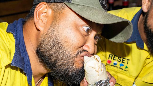 Ahsan Mukhils shared his excitement in the opening of Guzman y Gomez at Stuart Park, Darwin. Picture: Pema Tamang Pakhrin