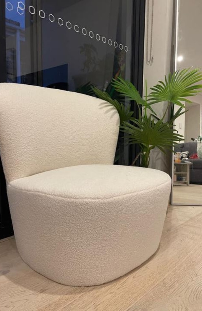 Kmart 2024 fabric chair