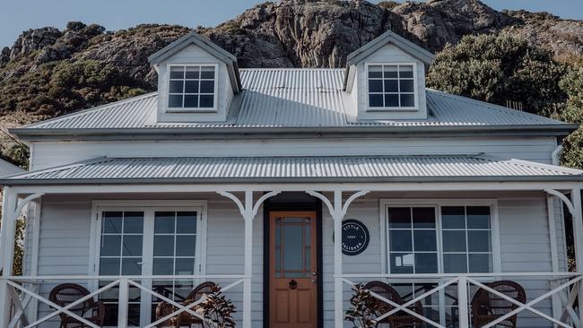 Little Taliska cottage in Stanley which overlooks Sawyer Bay. For a TasWeekend travel story must credit Anna Critchley ONE-TIME USE ONLY contact editor Kirsty Eade for re-use.