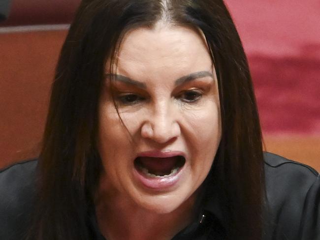 CANBERRA, Australia - NewsWire Photos - September 18, 2024: Senator Jacqui Lambie in the Senate at Parliament House in Canberra. Picture: NewsWire / Martin Ollman