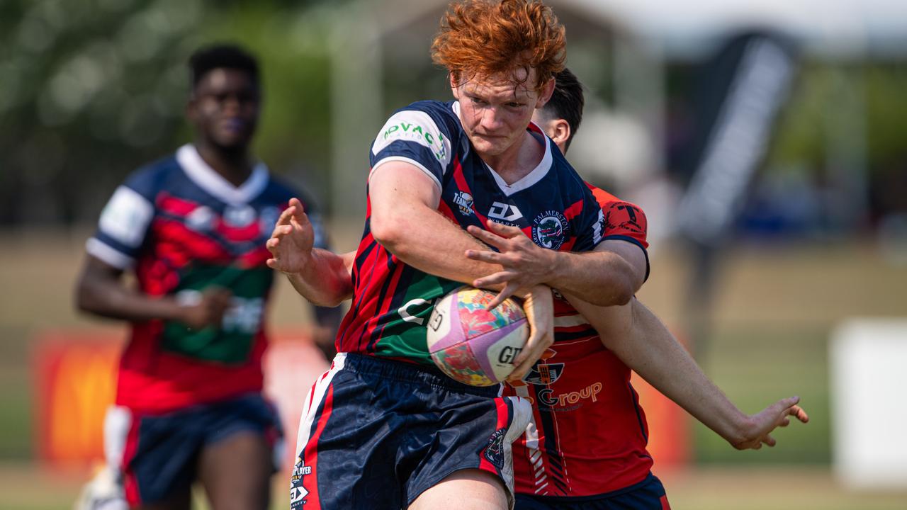 MacKillop Saints vs. Palmerston Crocs at 2023 Hottest 7s at TRL Stadium, Darwin. Picture: Pema Tamang Pakhrin